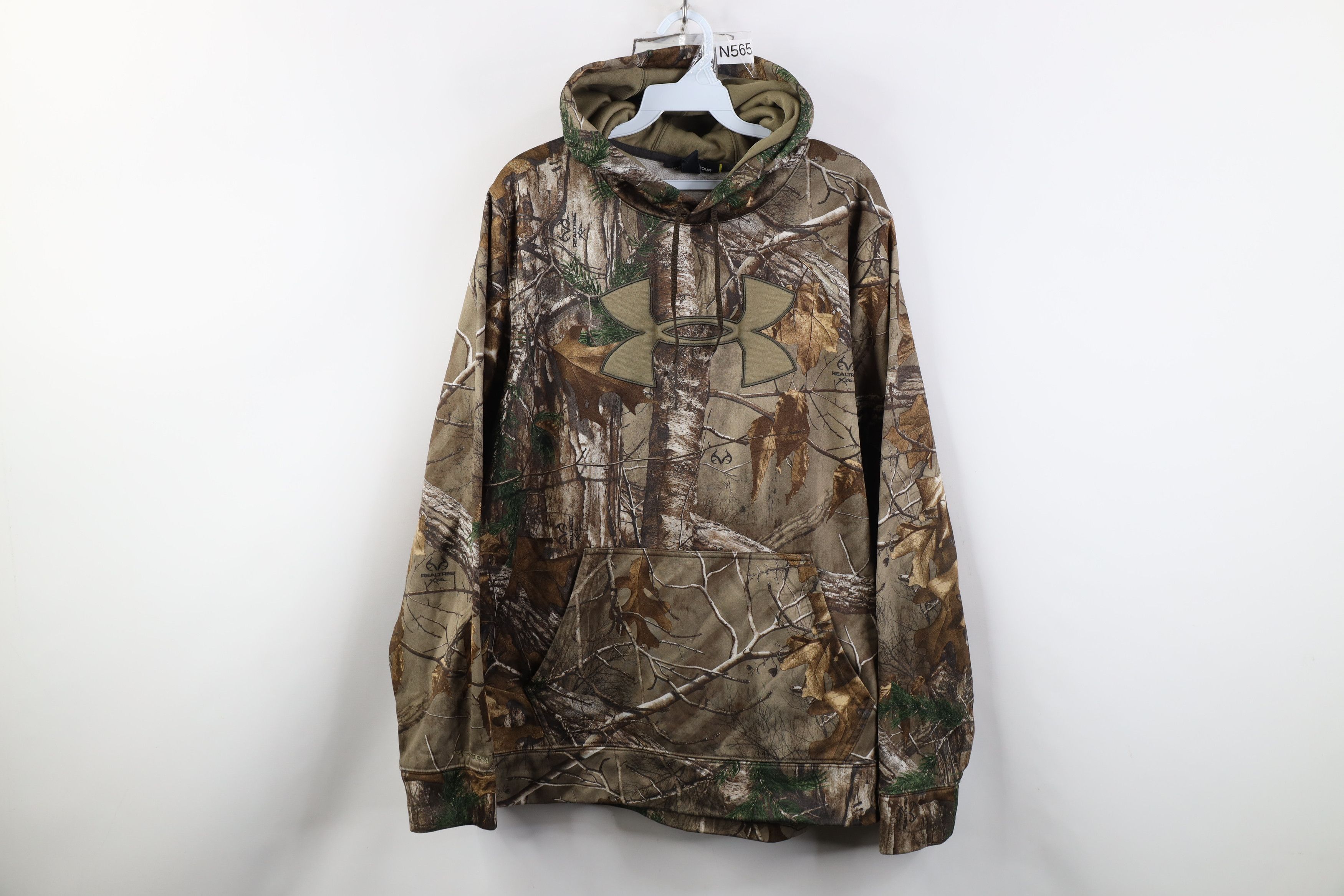 Under Armour Under Armour Big Logo Realtree Camouflage Hoodie Sweatshirt Size US L / EU 52-54 / 3 - 1 Thumbnail