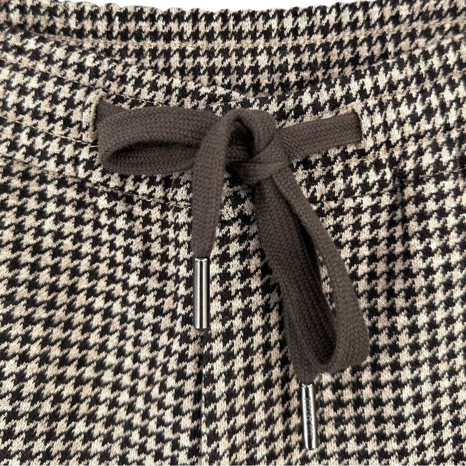 Todd Snyder Gray Brown Wool Houndstooth Pant - Double Knit Pants Size US 28 / EU 44 - 3 Thumbnail