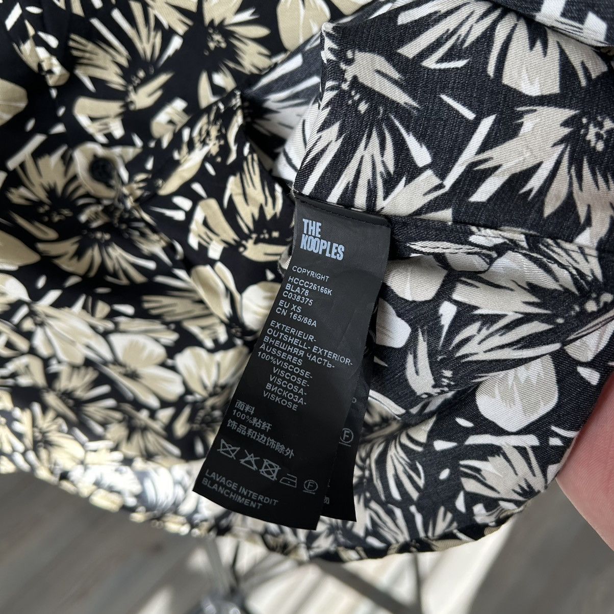 The Kooples The Kooples Mens Hawaiian Flowers Shirt Size US XS / EU 42 / 0 - 5 Thumbnail