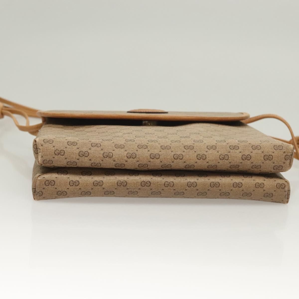Gucci GUCCI Micro GG Supreme Shoulder Bag Pvc Beige Gold 49 001 Size ONE SIZE - 9 Thumbnail