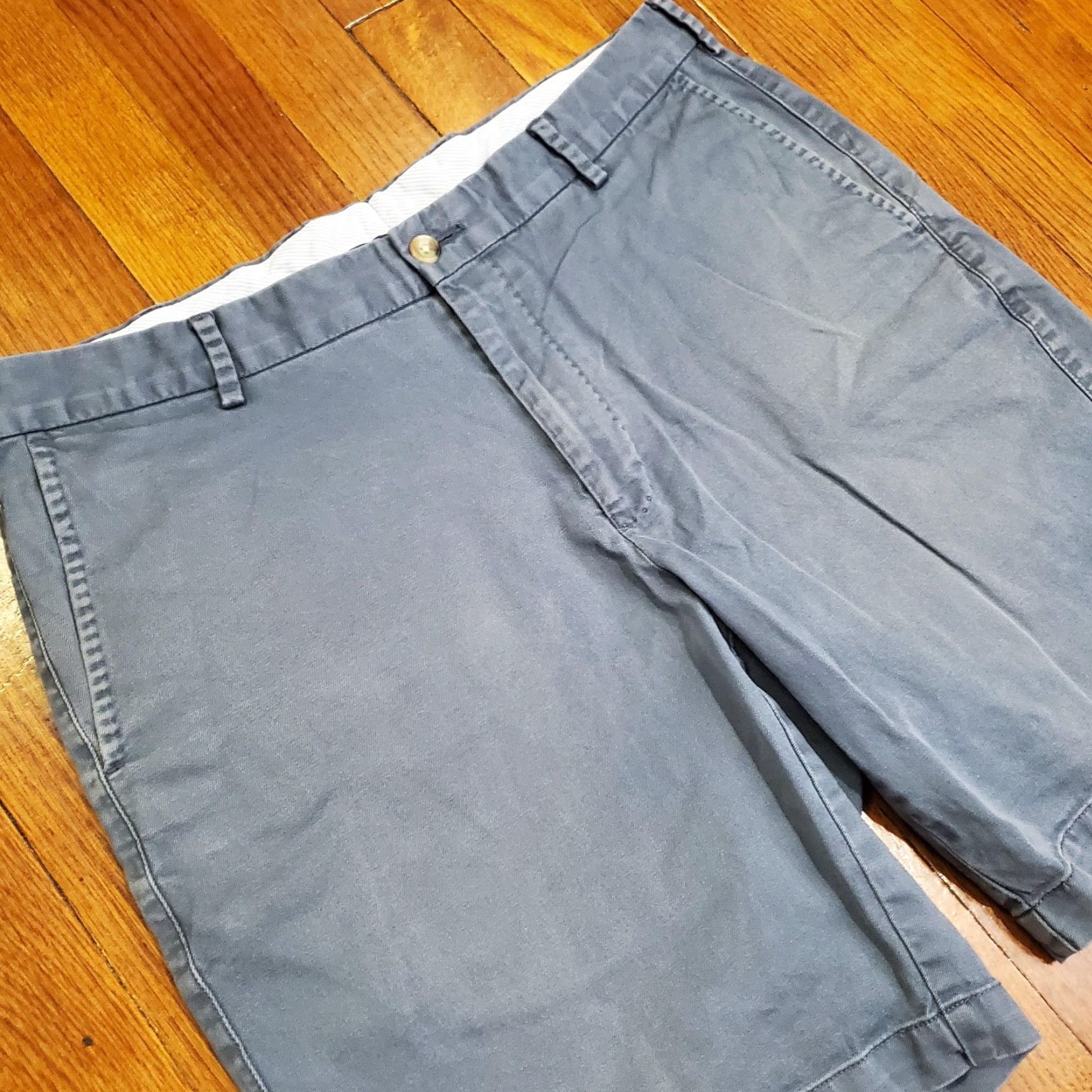 Peter Millar Peter Millar Shorts Mens 34 Blue Chino Flat Front Stretch Casual 10 Inseam Golf Size US 34 / EU 50 - 4 Thumbnail