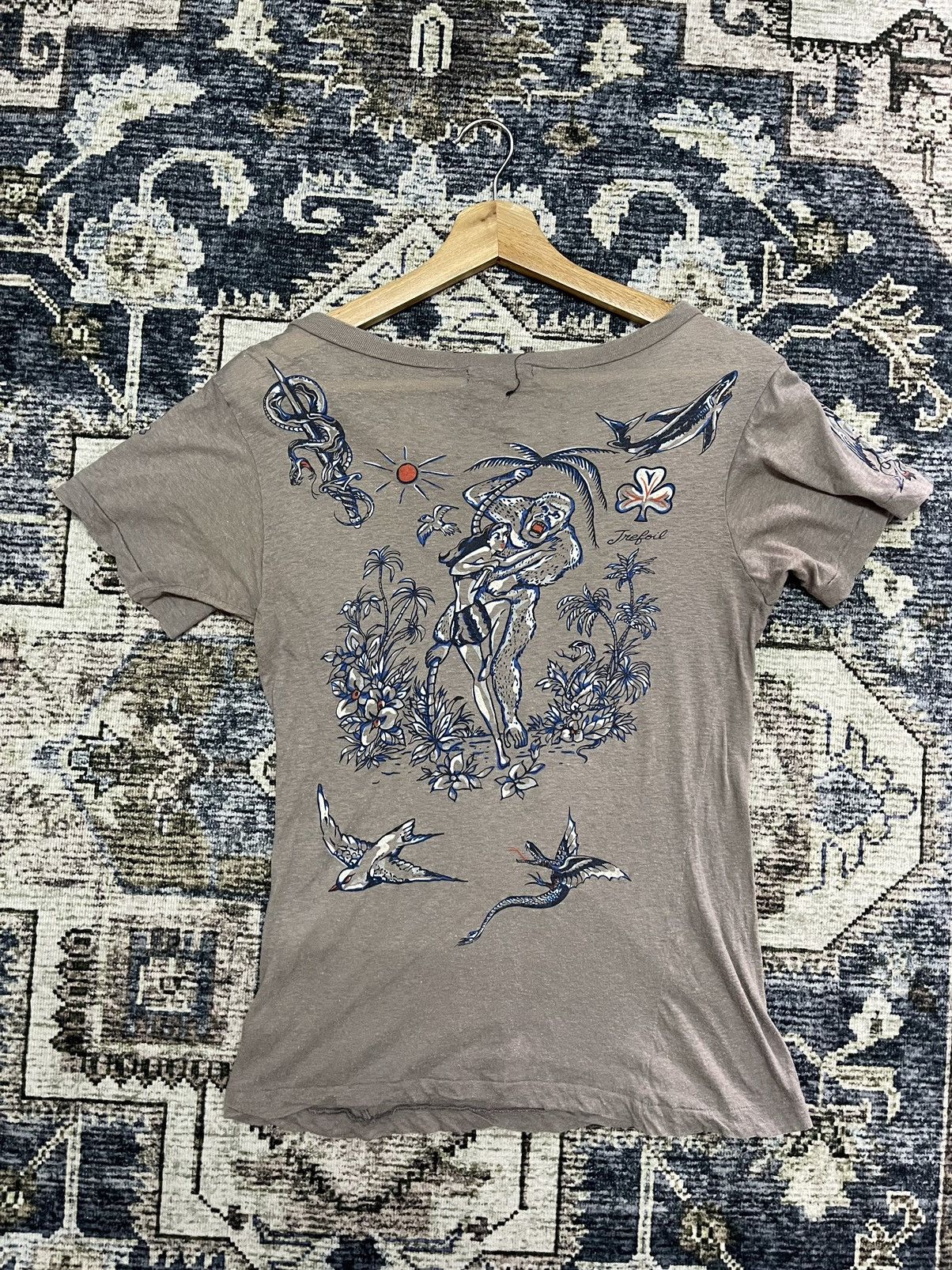 CABANE de ZUCCa VINTAGE ZUCCA BY ISSEY MIYAKE JUNGLE TEE VERY RARE Size M / US 6-8 / IT 42-44 - 1 Thumbnail