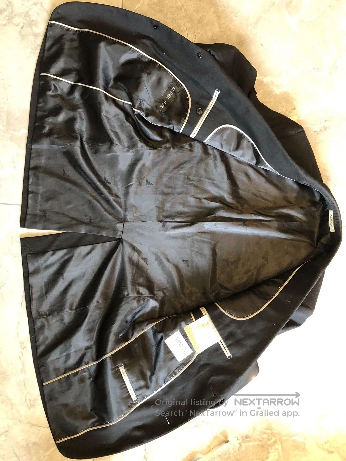 Japanese Brand Armani Tailored Super150s Wool Suit. Size US M / EU 48-50 / 2 - 6 Thumbnail