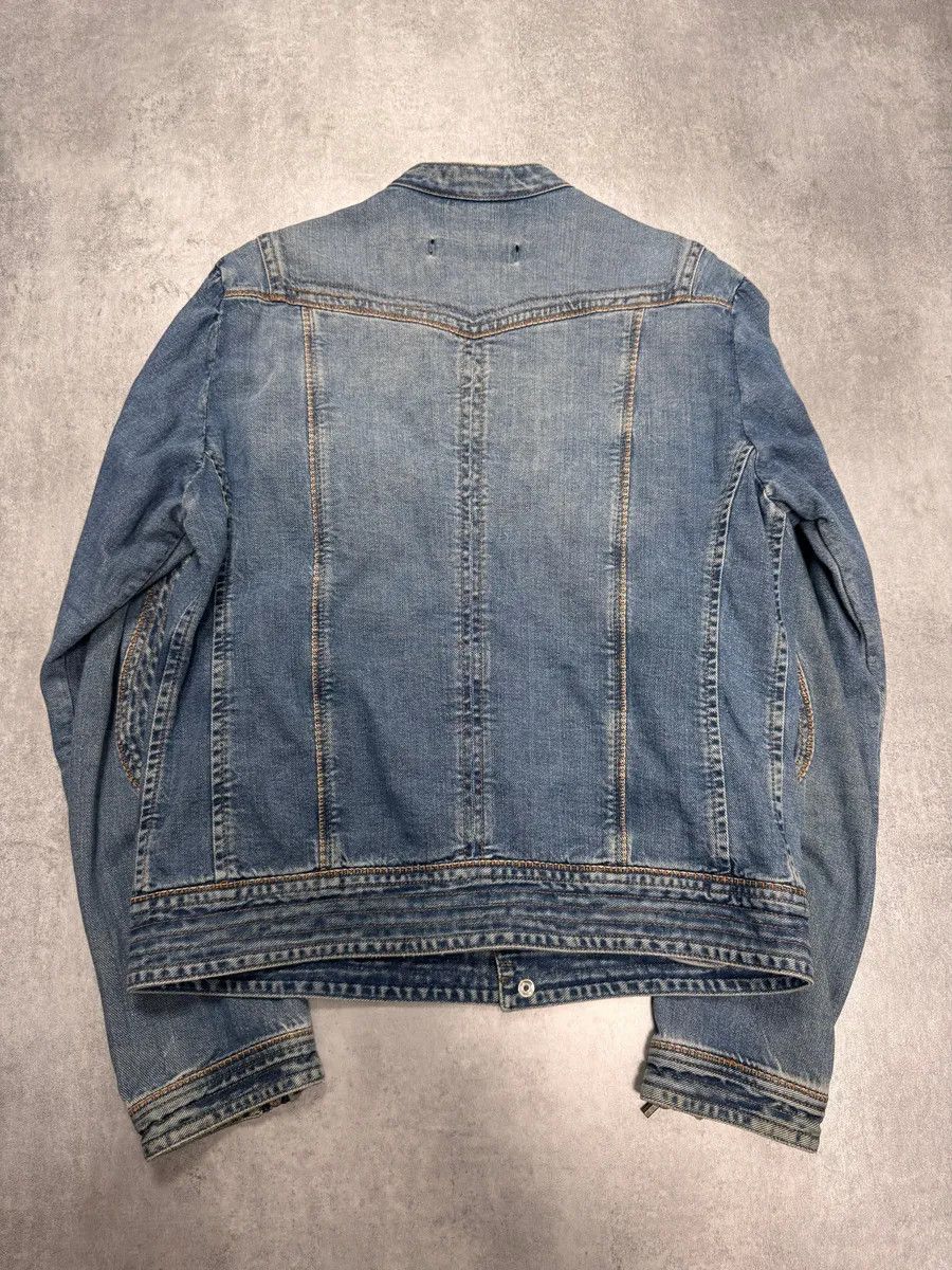 Just Cavalli SS2005 Cavalli Sexy Biker Conceptual Denim Jacket Size US M / EU 48-50 / 2 - 3 Thumbnail