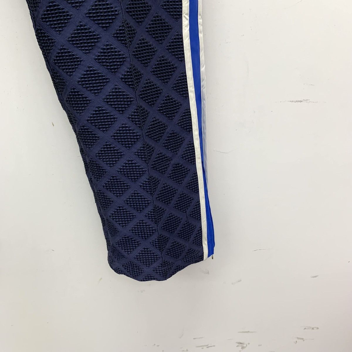 Chanel Chanel Dark Blue Diamond Check Casual Pants K26WX Size 26" / US 2 / IT 38 - 5 Thumbnail