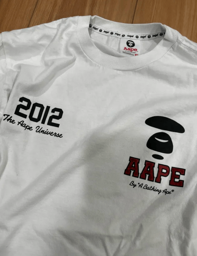 Aape Aape By A Bathing Ape Logo Long Sleeve T-shirt w/ Back Print Size US M / EU 48-50 / 2 - 8 Thumbnail