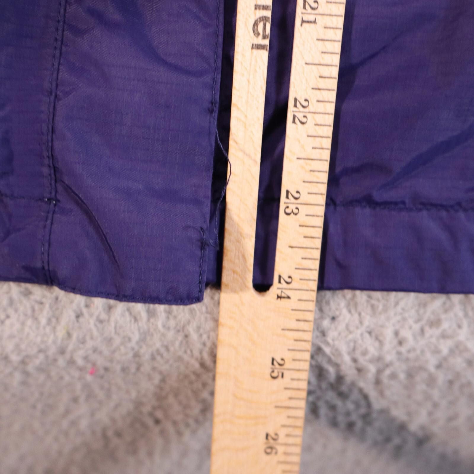The North Face Northface Womens Small windbreaker navy blue yellow lining Size S / US 4 / IT 40 - 4 Thumbnail