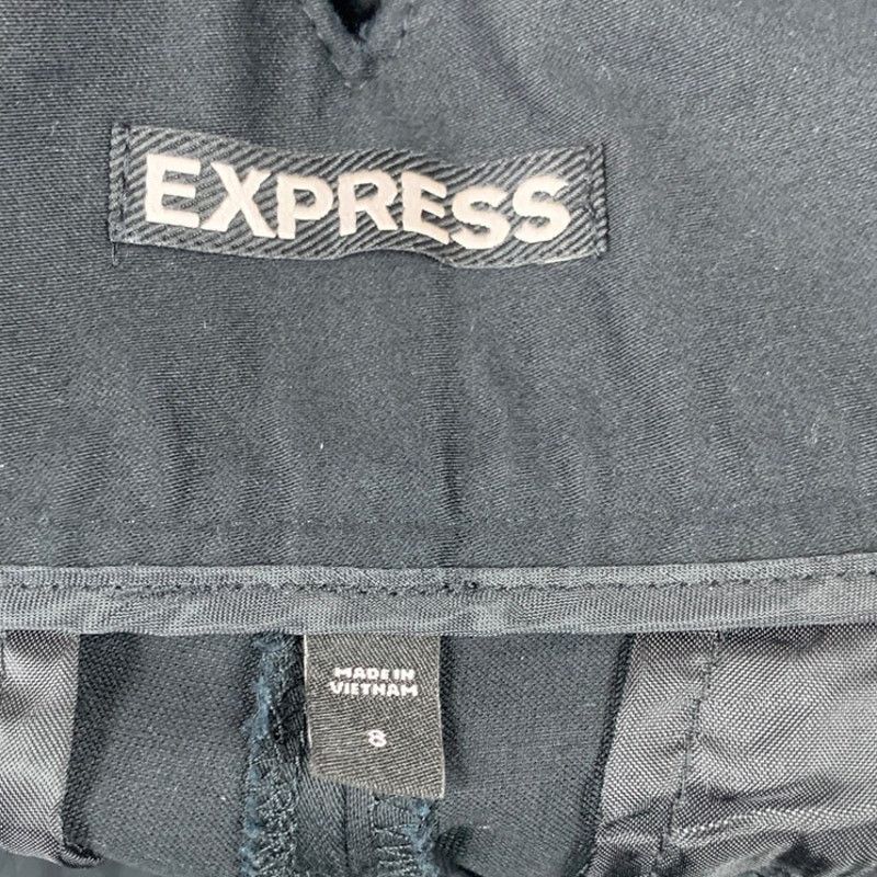 Express Express Womens Size 8 Black Stretch Short Shorts w Pockets Size 30" / US 8 / IT 44 - 3 Thumbnail