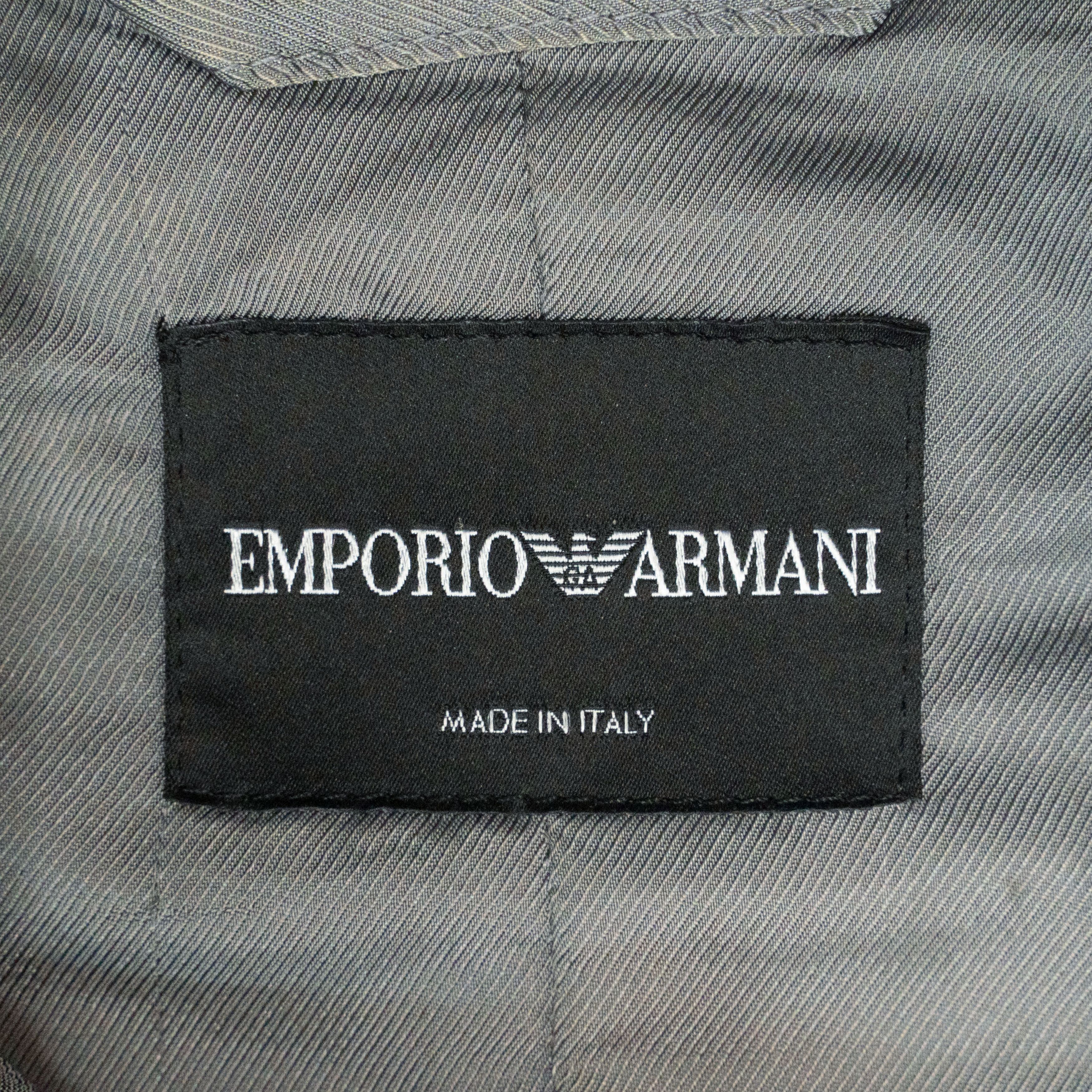 Emporio Armani Emporio Armani Diagonal Zip Vest Size XS / US 0-2 / IT 36-38 - 4 Thumbnail