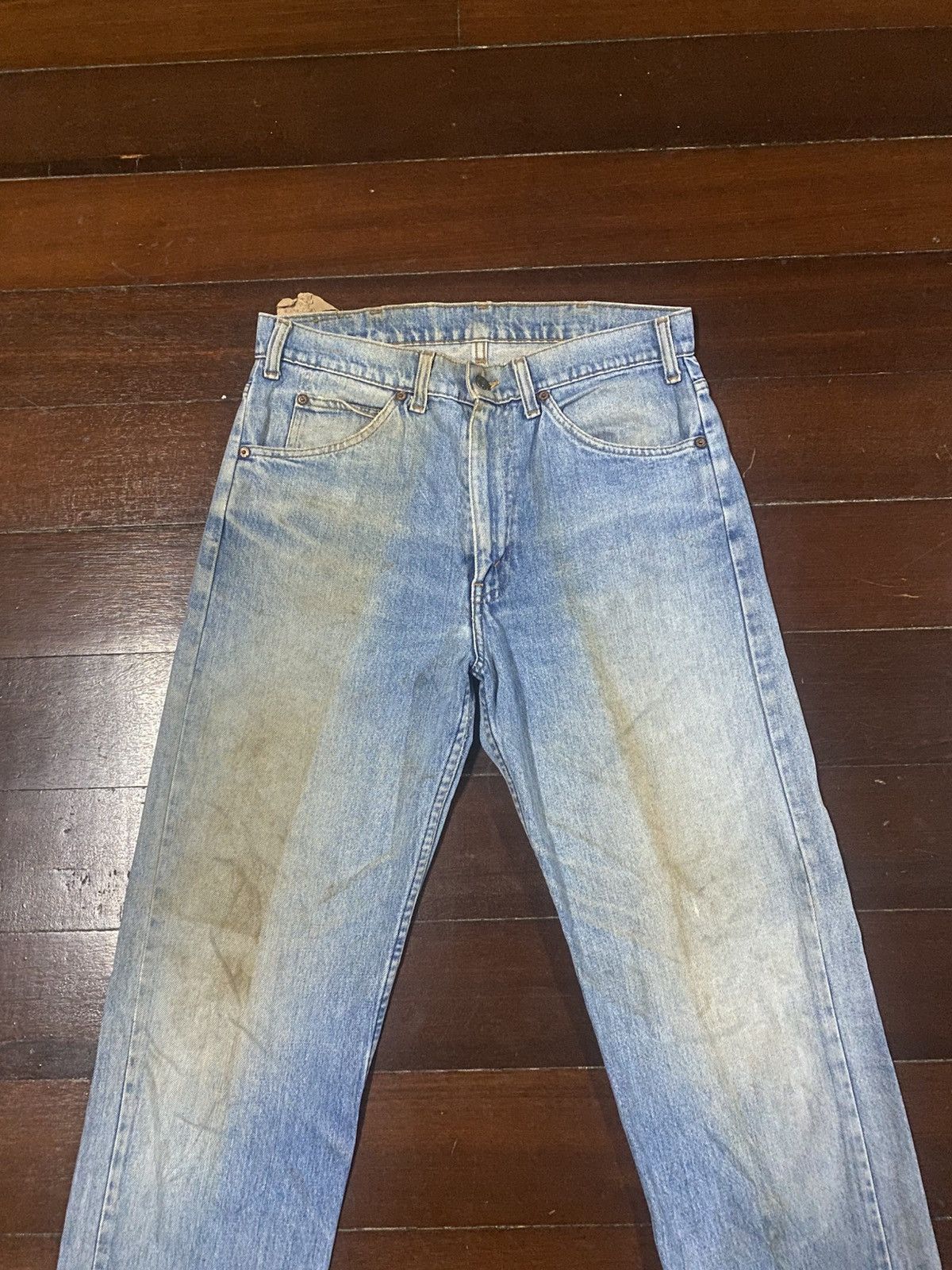Levi's Vintage 80s 90s Levi’s Oren tag rusty distressed mud wash Size US 32 / EU 48 - 7 Thumbnail