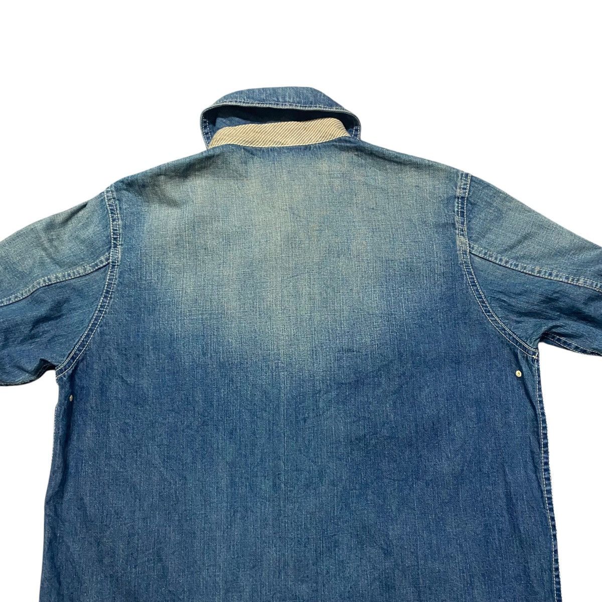 Sophnet. Sophnet US Navy Shawl Collar Denim Jacket Size US M / EU 48-50 / 2 - 9 Thumbnail