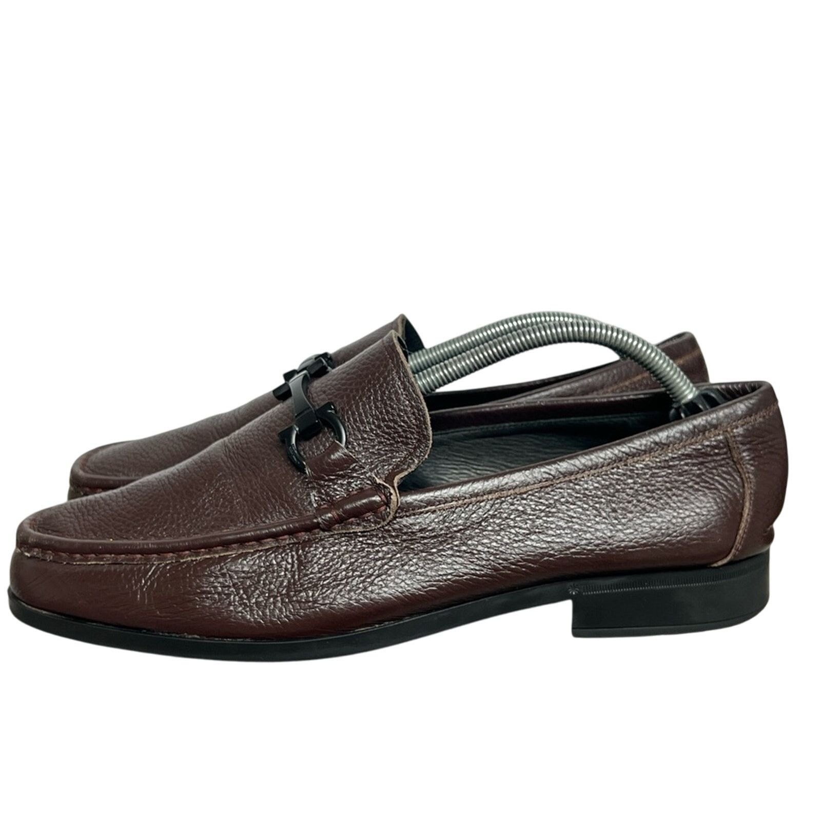 Salvatore Ferragamo SALVATORE FERRAGAMO Gancini Horse Bit Driving Loafers 44 Size US 10 / EU 43 - 2 Thumbnail