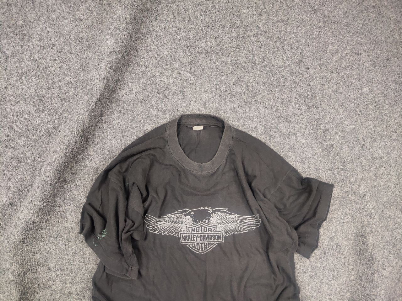 Harley Davidson Vintage 90's Harley Davidson Motorclothes Faded Shirt USA Size US M / EU 48-50 / 2 - 2 Thumbnail