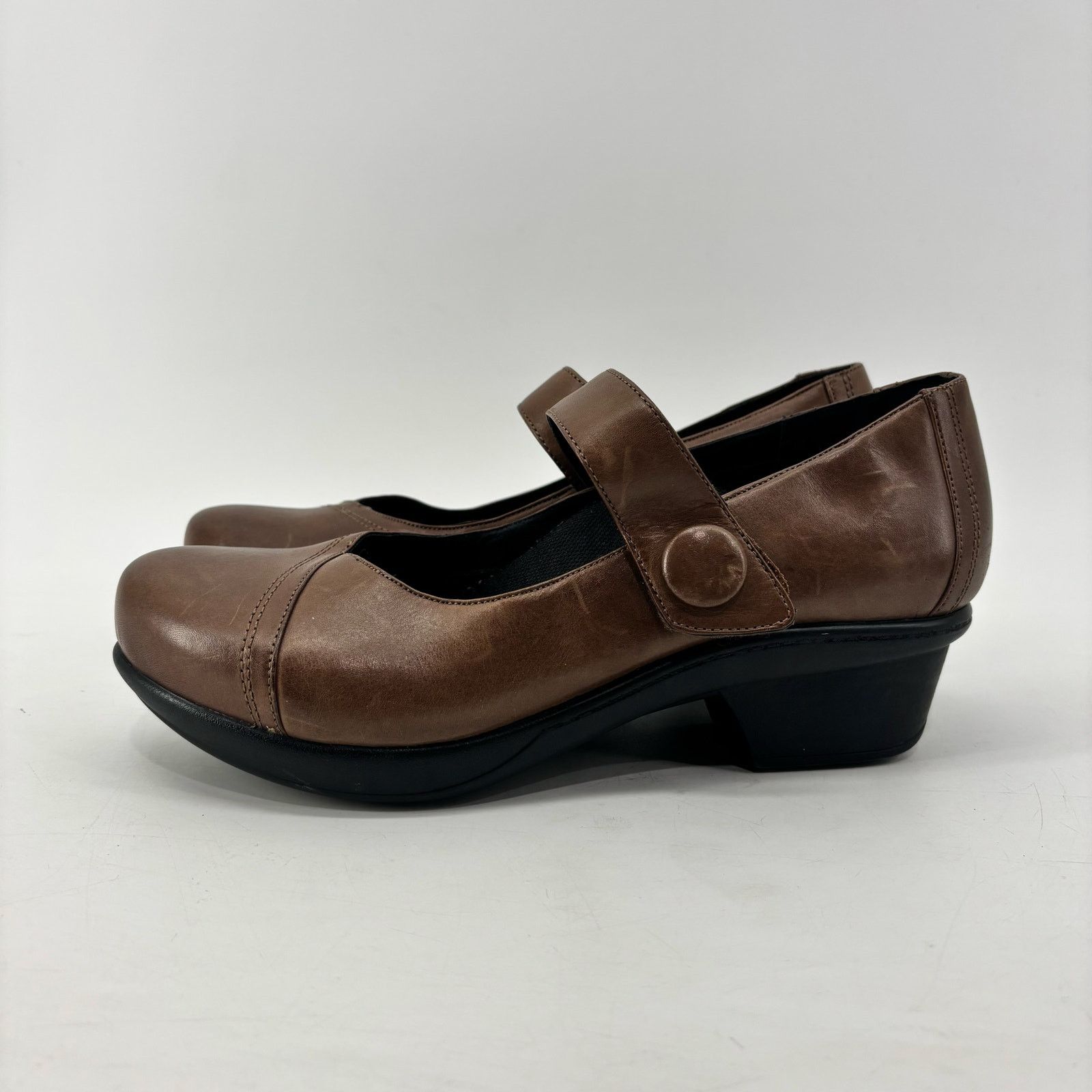 Other Abeo Womens Size 9 Cate Mary Jane Brown Leather Comfort Size US 9 / IT 39 - 15 Thumbnail