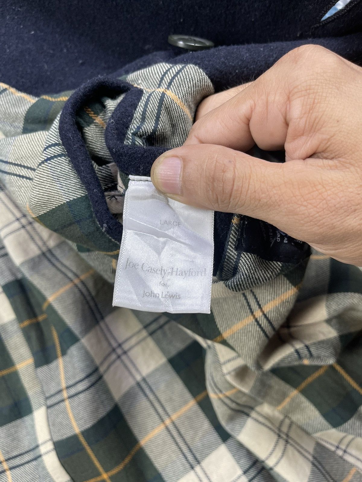 Barbour Vtg BARBOUR x Joe Casely Hayford for John Lewis Tartan Lined Size US L / EU 52-54 / 3 - 15 Thumbnail