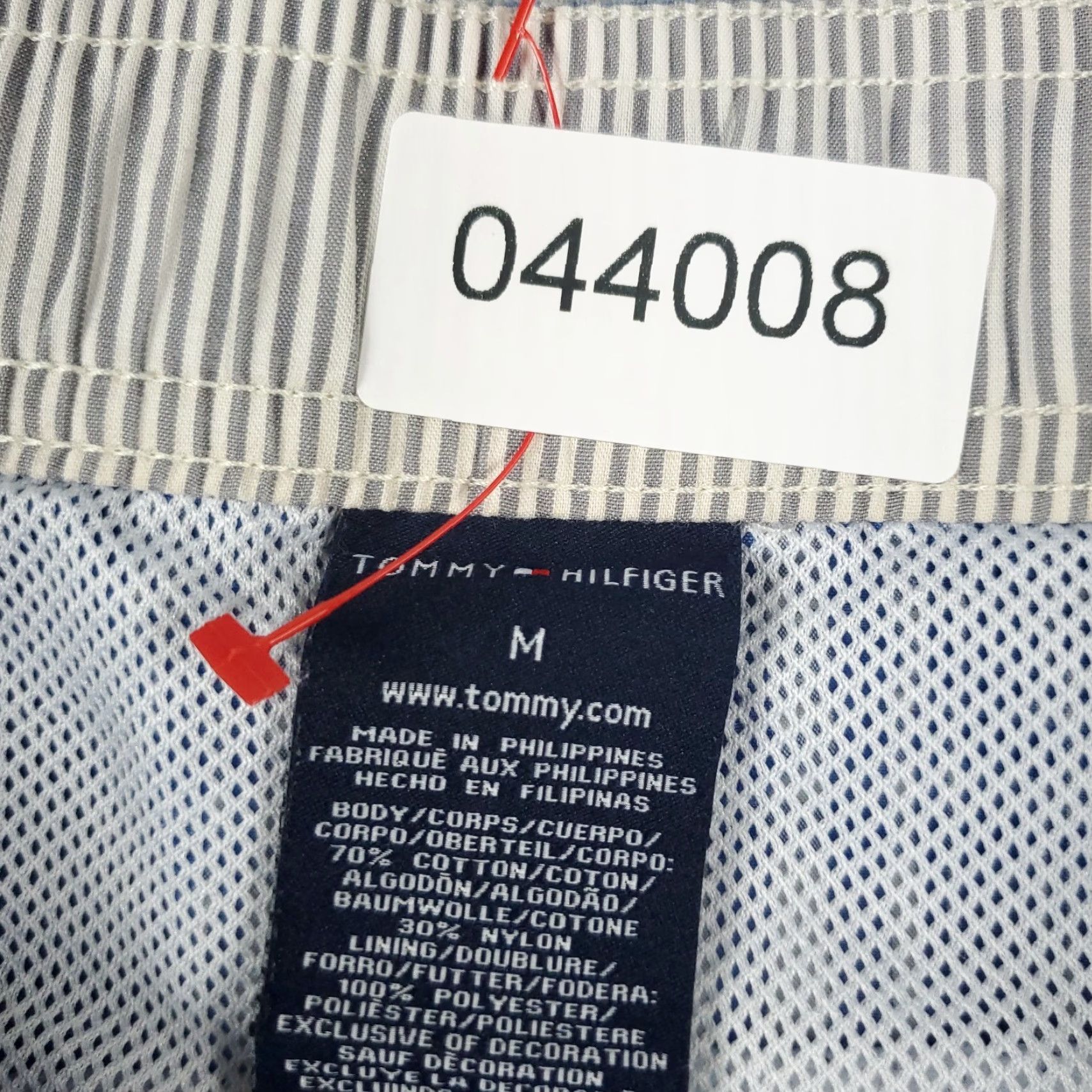 Tommy Hilfiger Tommy Hilfiger Shorts Mens Medium Blue Plaid Beach Swim Trunks Board Shorts Size US 31 - 7 Thumbnail