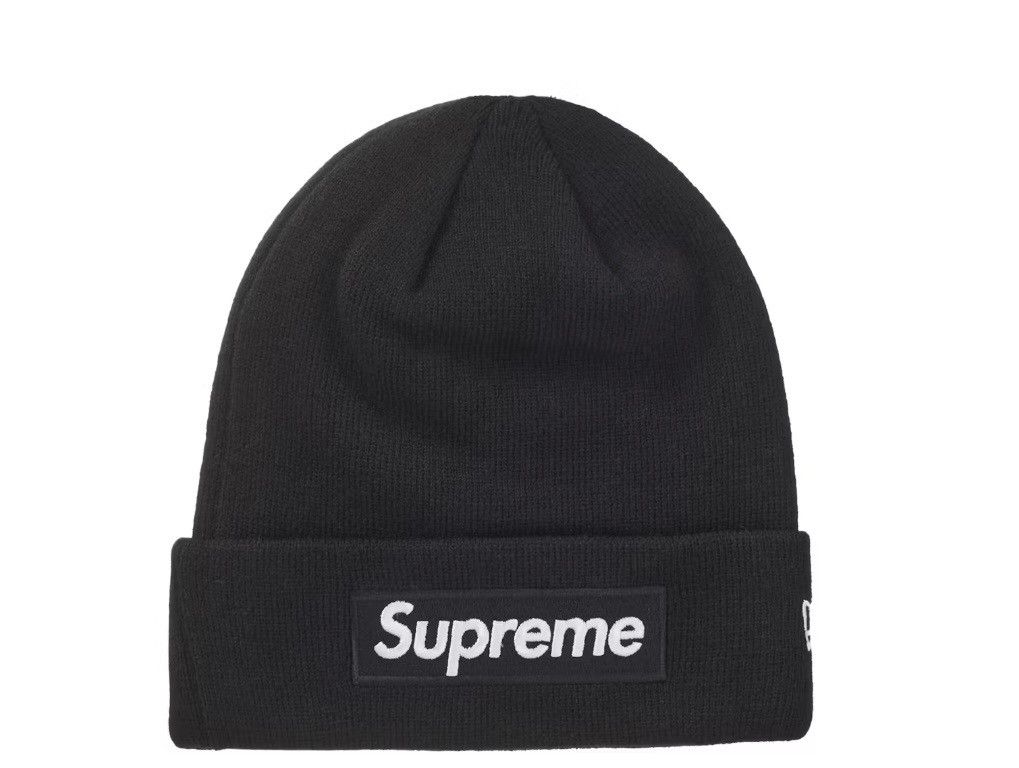 New Era × Supreme Brand New Supreme Box Logo New Era Beanie 🔥 Size ONE SIZE - 1 Thumbnail