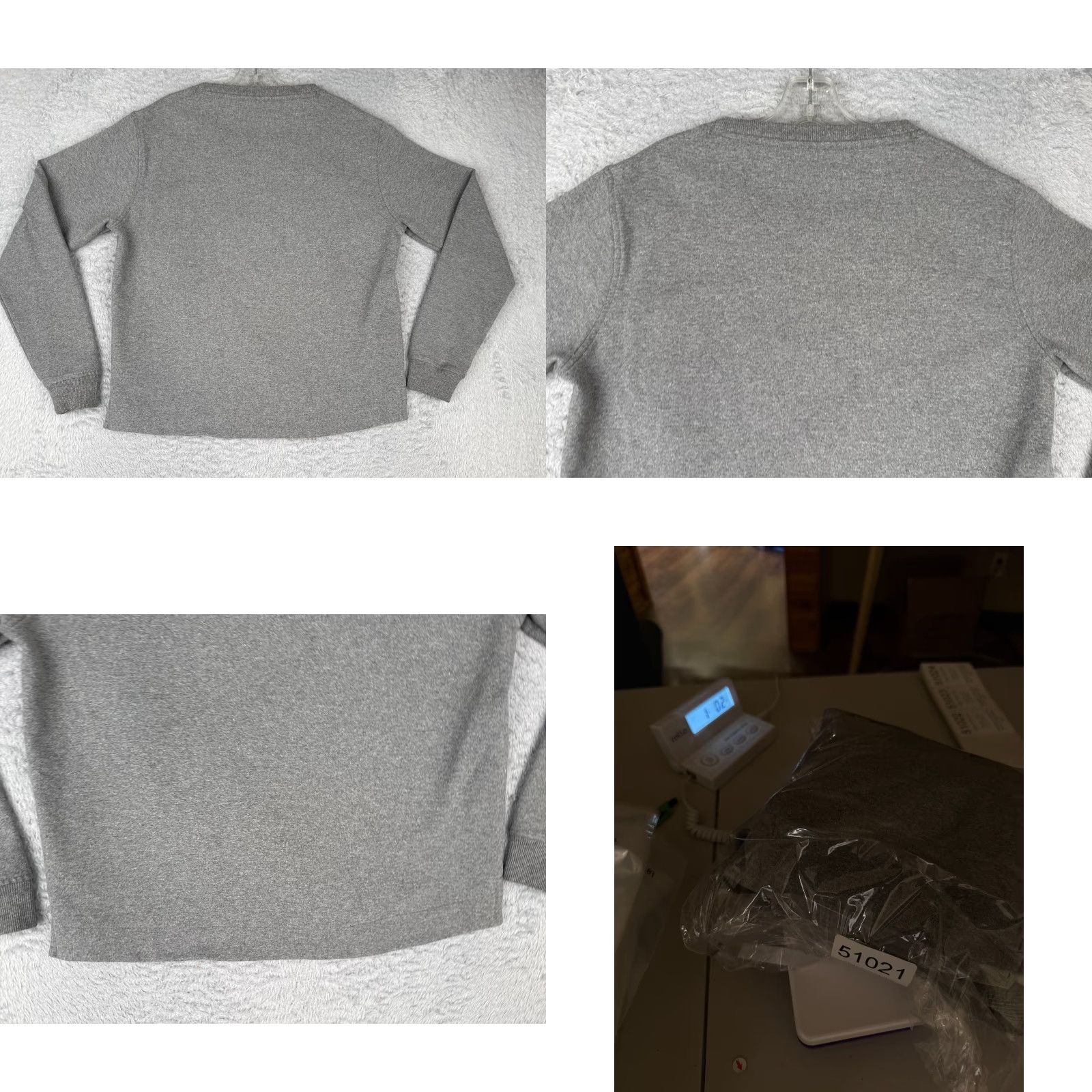 Patagonia Patagonia Sweatshirt Hoodie Womens Large Gray Crew Neck Teardrop Live Simply Camp Logo Pockets 3-Season Fleece Size L / US 10 / IT 46 - 9 Thumbnail