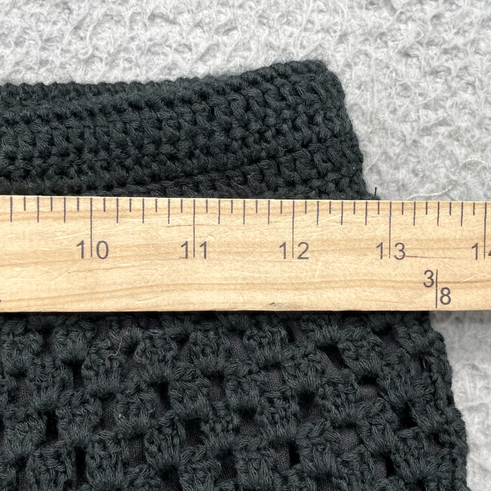 Vintage Bohme Skirt Women's Small Black Beach Boho Goth Summer Resort Festival Crochet Size 28" / US 6 / IT 42 - 2 Thumbnail