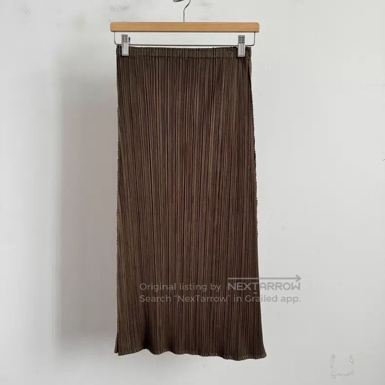 Issey Miyake Issey Miyake Brown Skirt Size 25" / US 0 / IT 36 - 1 Thumbnail