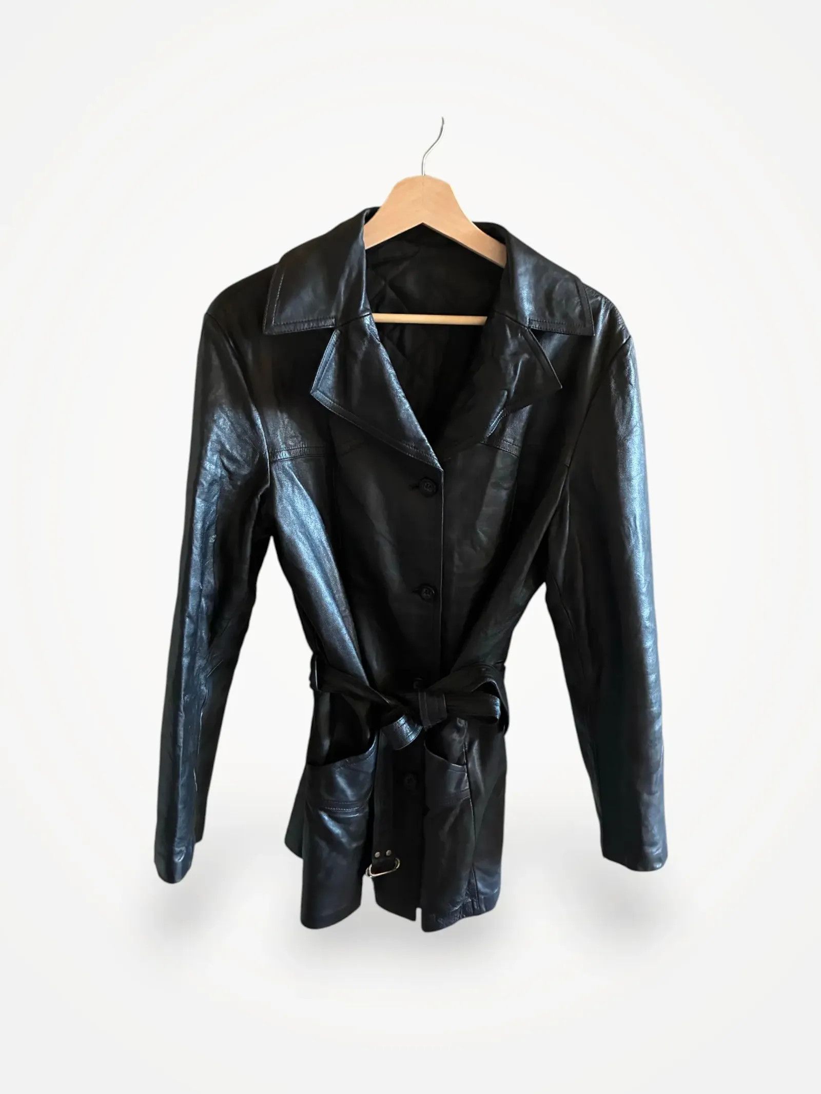Vintage Moio vintage Leather Jacket Size XS / US 0-2 / IT 36-38 - 1 Thumbnail