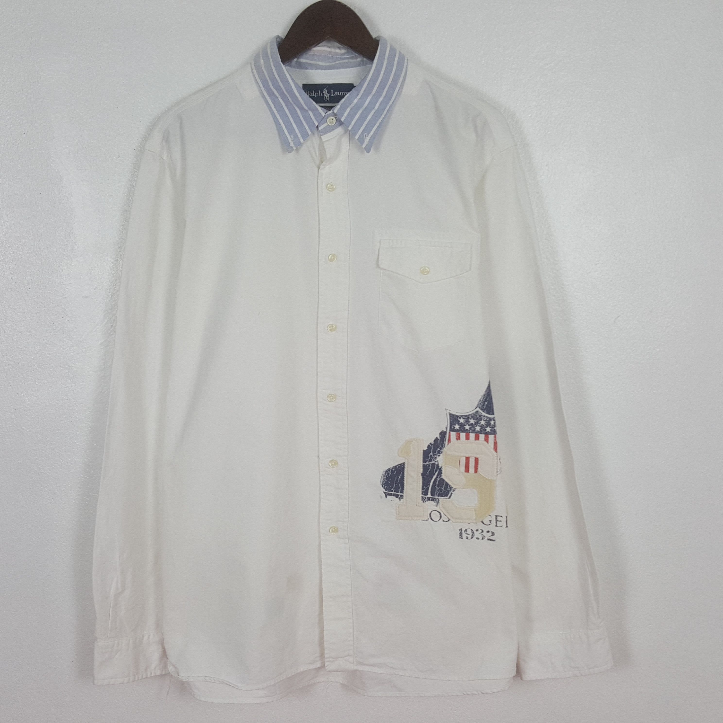 Ralph Lauren Vintage Ralph Lauren 1932 Button Up Shirt Size US XL / EU 56 / 4 - 1 Thumbnail