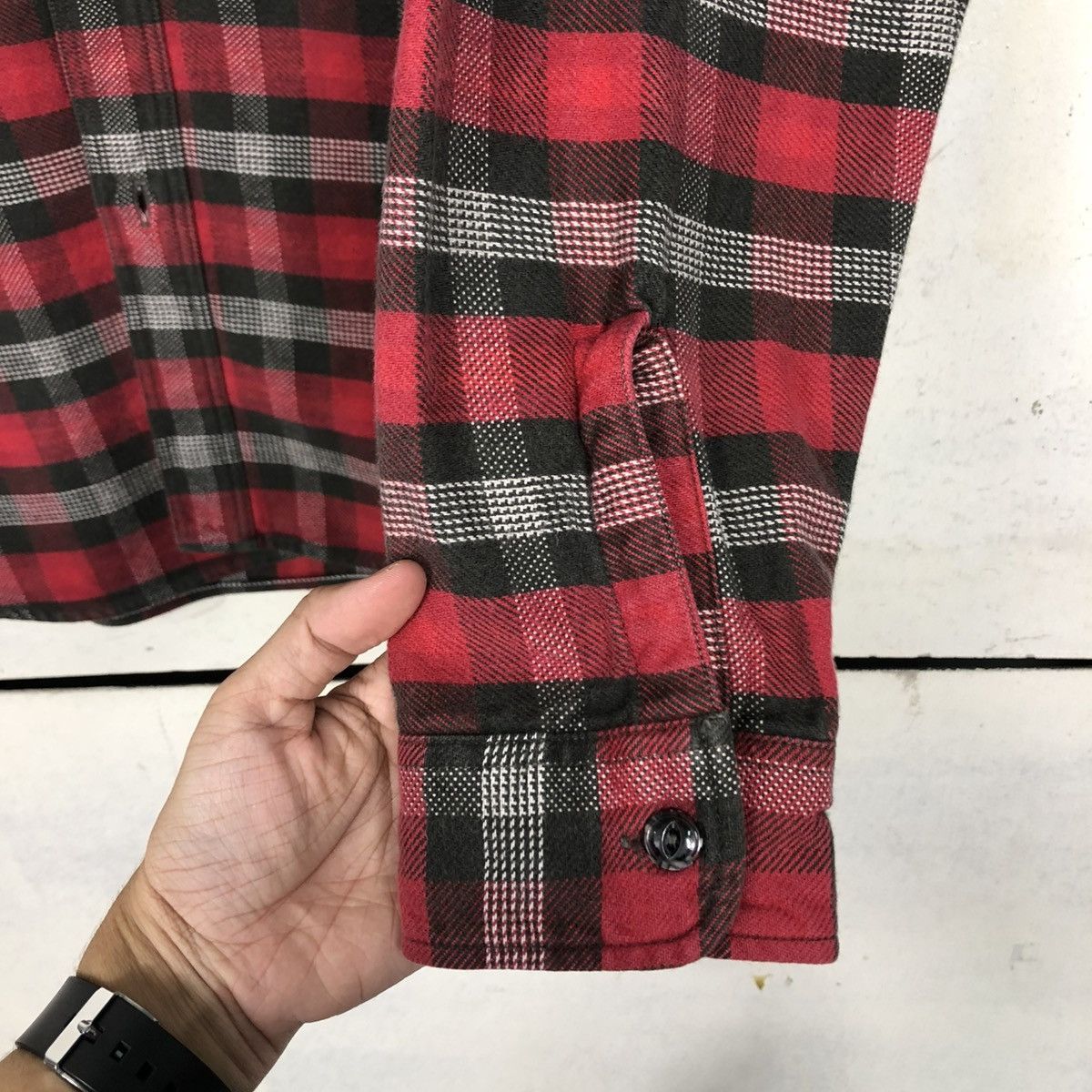 Sugar Cane 🔥VINTAGE WOOL SHIRT JACKET SUGAR CANE TOYO ENTERPRISE TARTAN Size US M / EU 48-50 / 2 - 17 Thumbnail