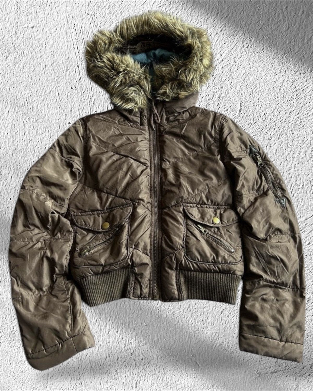 If Six Was Nine × Japanese Brand × Junya Watanabe VTG Japanese Ifsixwasnine Style Fur Jacket 90s Bomber Size US S / EU 44-46 / 1 - 1 Thumbnail