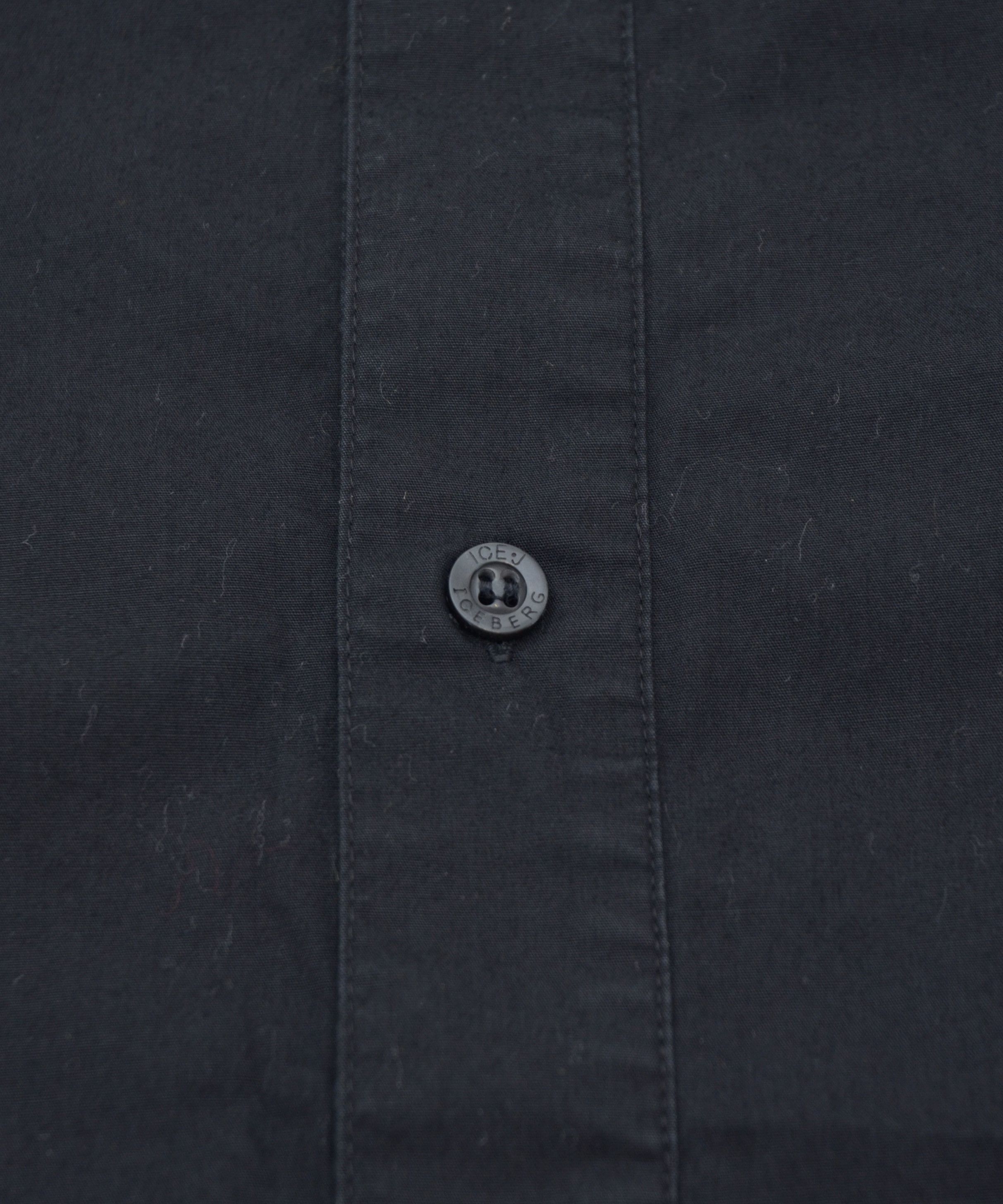 Iceberg × Vintage Iceberg ICE-J Vintage Casual Black Shirt Cosmos DJ y2k XXL Size US XXL / EU 58 / 5 - 5 Thumbnail
