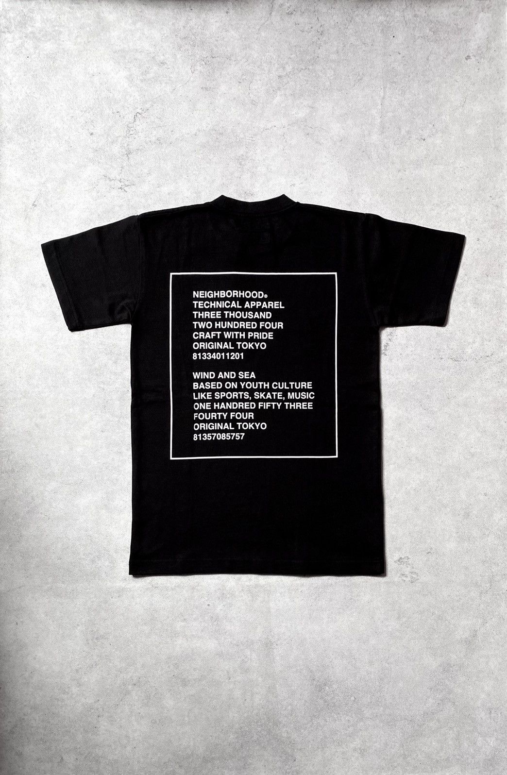 Neighborhood Neighborhood x Wind & Sea Tshirt Size US S / EU 44-46 / 1 - 1 Thumbnail
