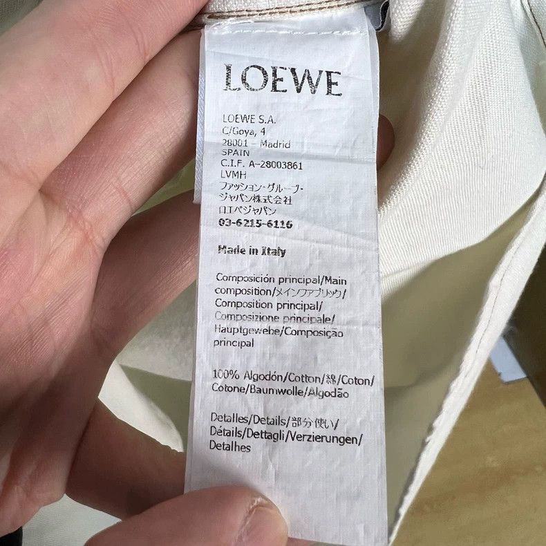 Loewe LOEWE Pocket embroidered logo denim shirt Size XS / US 0-2 / IT 36-38 - 4 Thumbnail