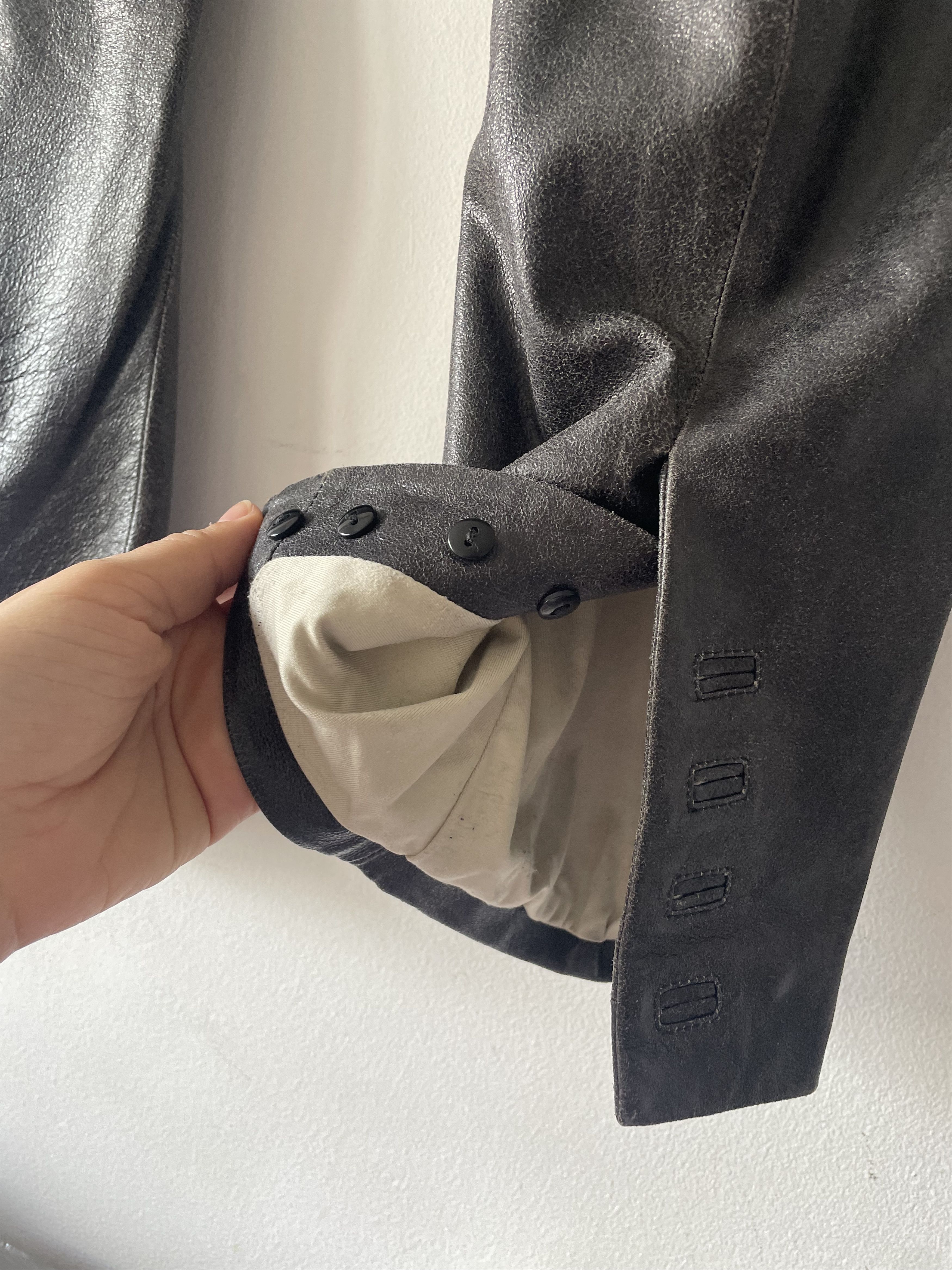 Jean Paul Gaultier Archive lamb leather JPG pants Size 32" / US 10 / IT 46 - 15 Thumbnail