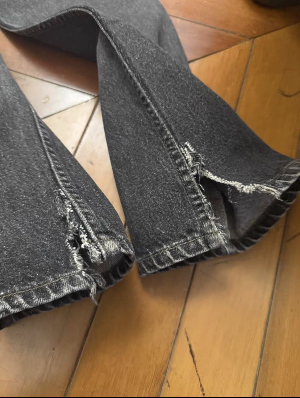 Levi's Vintage Levi's 505 Black Jeans Size US 30 / EU 46 - 5 Thumbnail