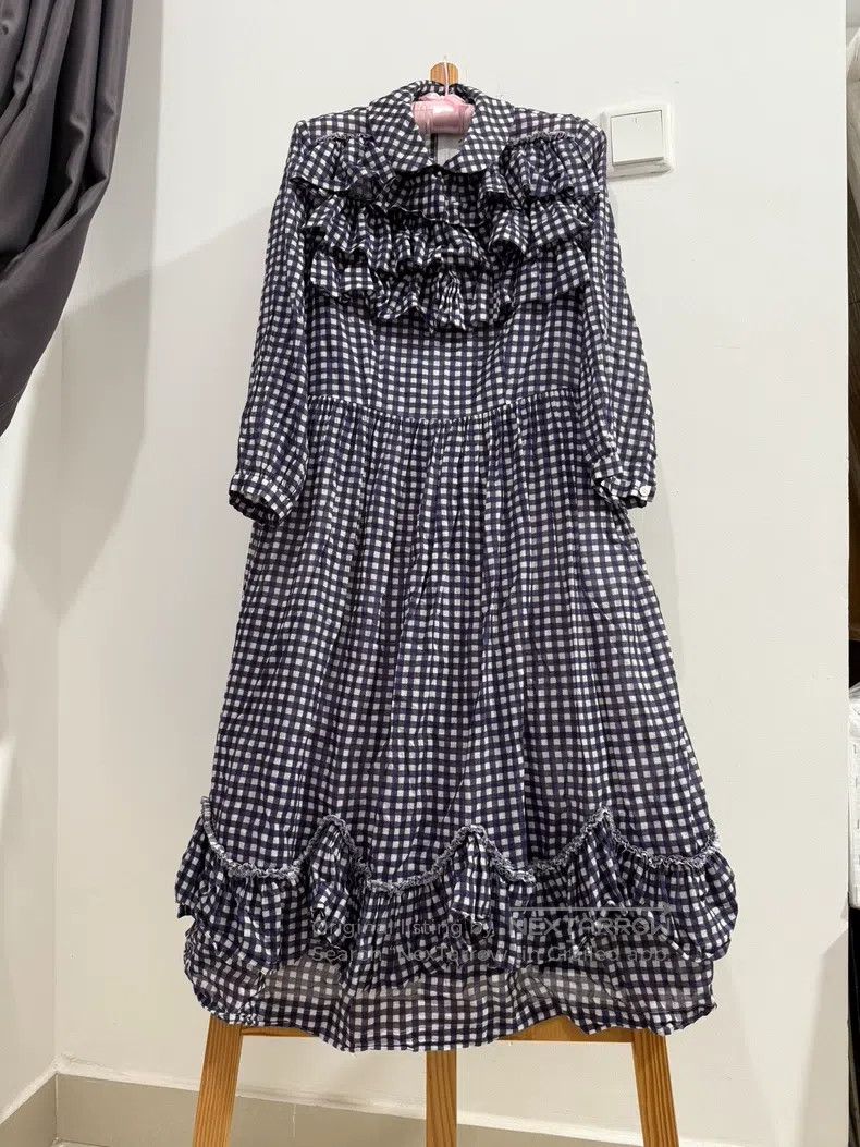 Comme des Garcons Comme Des Garcons Plaid Fifi Sleeve Seven-Eighths Sleeve D Size S / US 4 / IT 40 - 2 Thumbnail