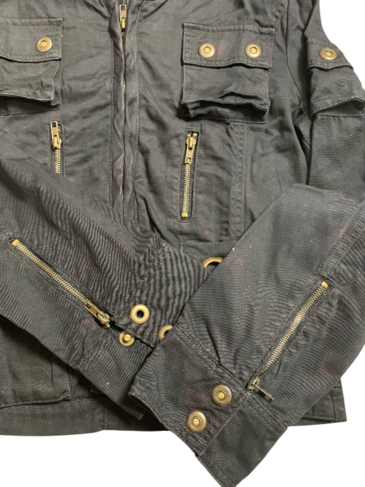 14th Addiction PRESQUE TOT MULTI ZIPPER HOODIE JACKET GOA IFSIX LGB STYLE Size US L / EU 52-54 / 3 - 7 Thumbnail