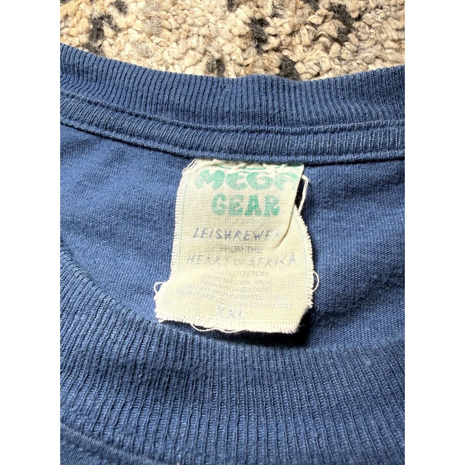 Doublet VINTAGE 90s Cats Tee Shirt Funny Butts Graphic Double Sided 2XL Blue Mens T-Shirt Cat Shirt Size US XXL / EU 58 / 5 - 4 Thumbnail
