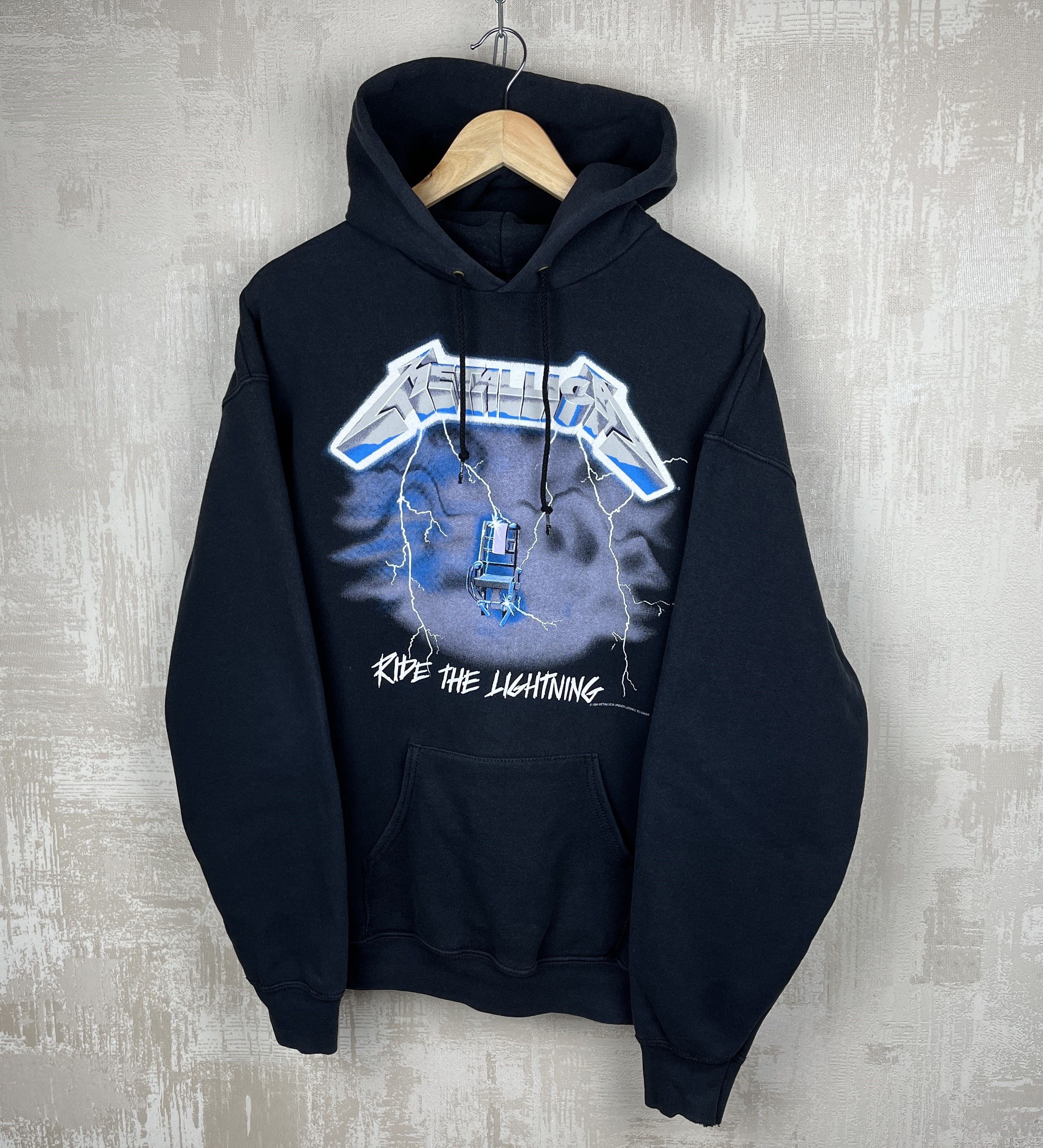 Band Tees Vintage 1994 Metallica "Ride The Lighting" Giant 90's Hoodie Size US XL / EU 56 / 4 - 15 Thumbnail