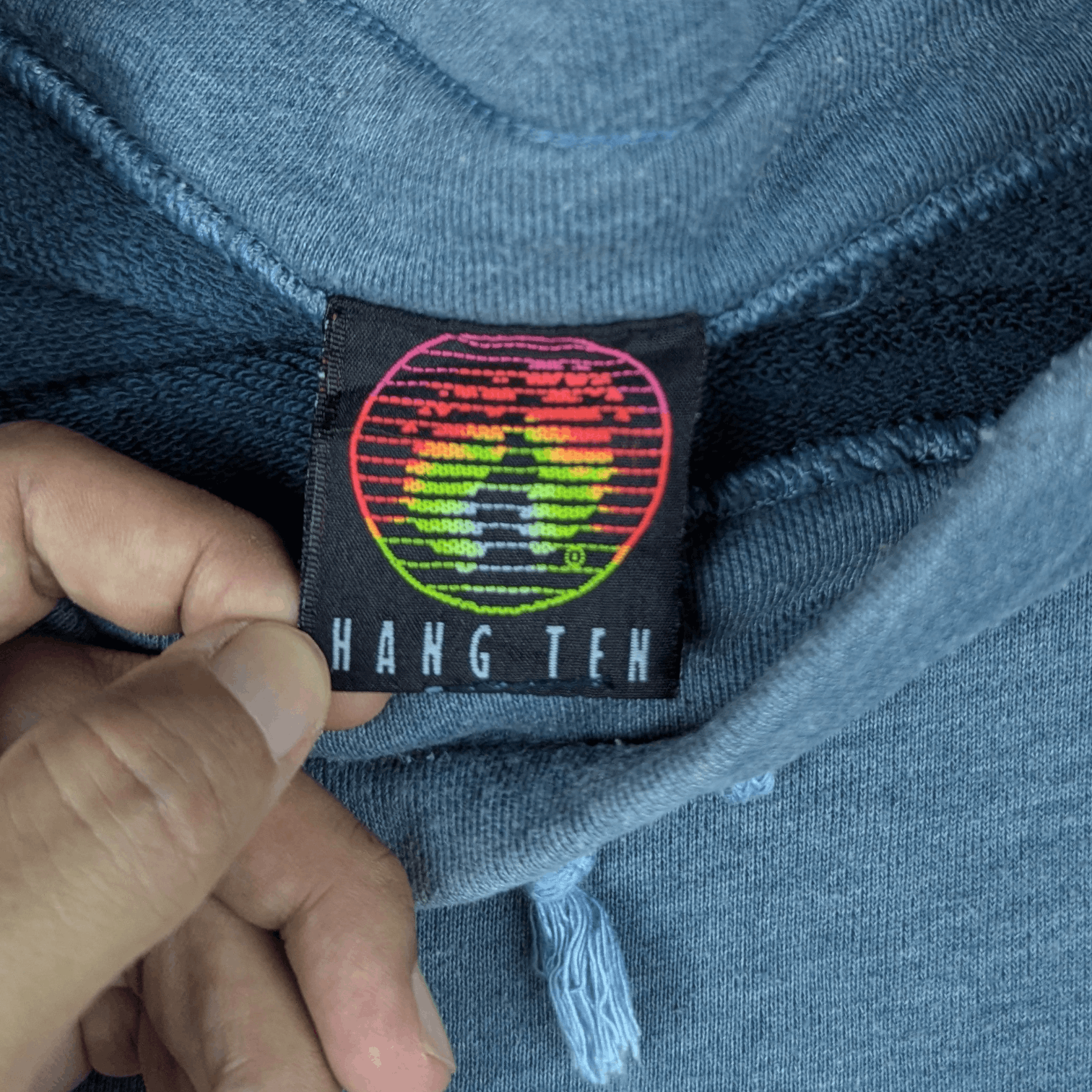 Hang Ten Vintage 90's HANG TEN Big Logo Hip Hop Sweatshirts Jumper Size US L / EU 52-54 / 3 - 14 Thumbnail