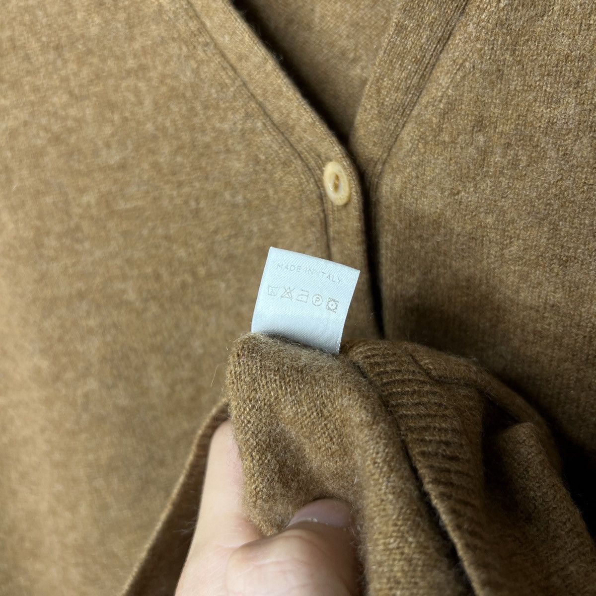 Loro Piana Loro Piana Cashmere Cardigan Sweater Knitwear Brown Size S / US 4 / IT 40 - 6 Thumbnail