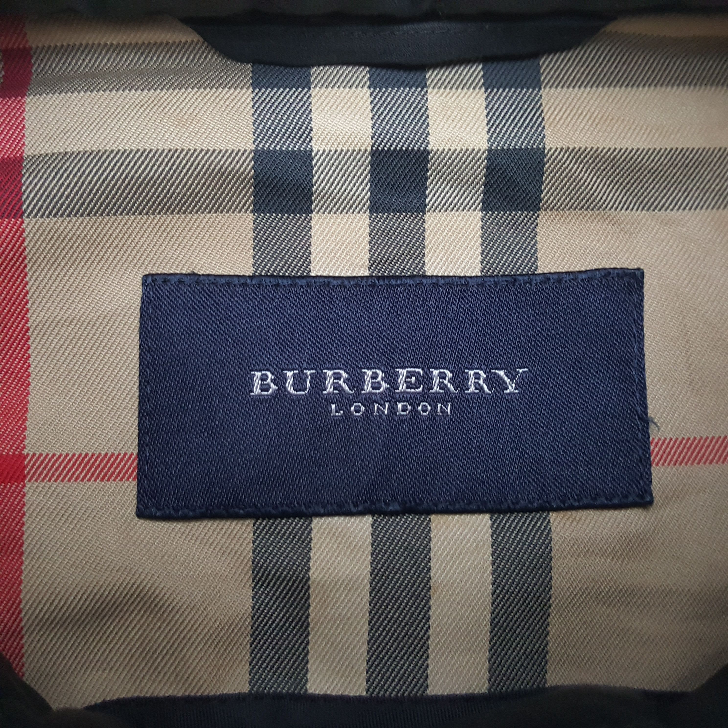 Burberry × Vintage BURBERRY LONDON Fashion Brand Custom Art Jacket C287N9 Size US L / EU 52-54 / 3 - 5 Thumbnail