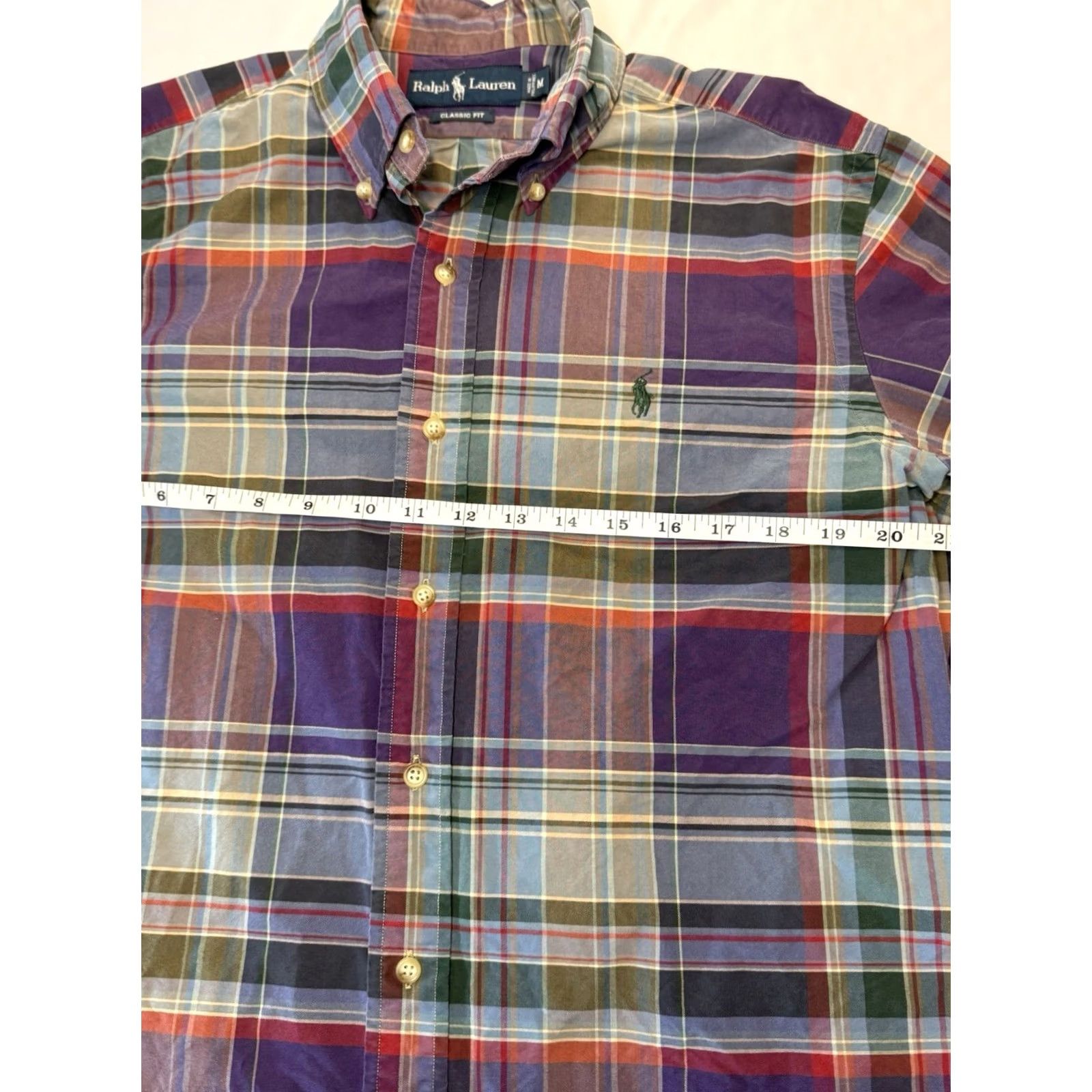 Ralph Lauren Ralph Lauren Button-Down Preppy Plaid Checkered Shirt Mens M Size US M / EU 48-50 / 2 - 4 Thumbnail