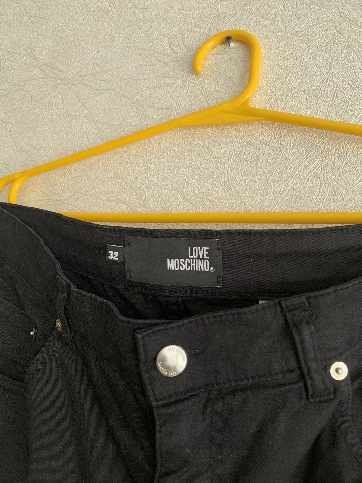 Moschino Love Moschino Black Cotton Men’s Skinny Pants Size 32 Size US 32 / EU 48 - 5 Thumbnail