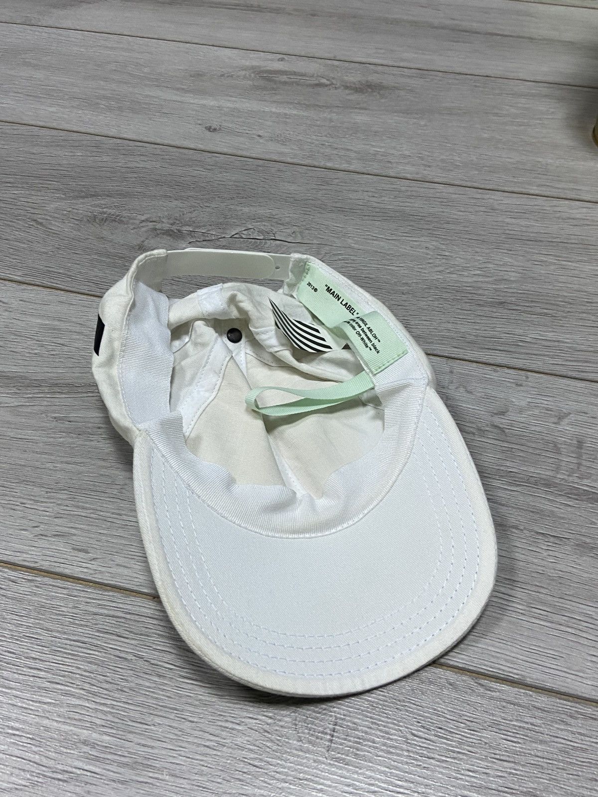 Off-White Off White Cap Diag Print Baseball Cap Virgil Abloh Size ONE SIZE - 6 Thumbnail