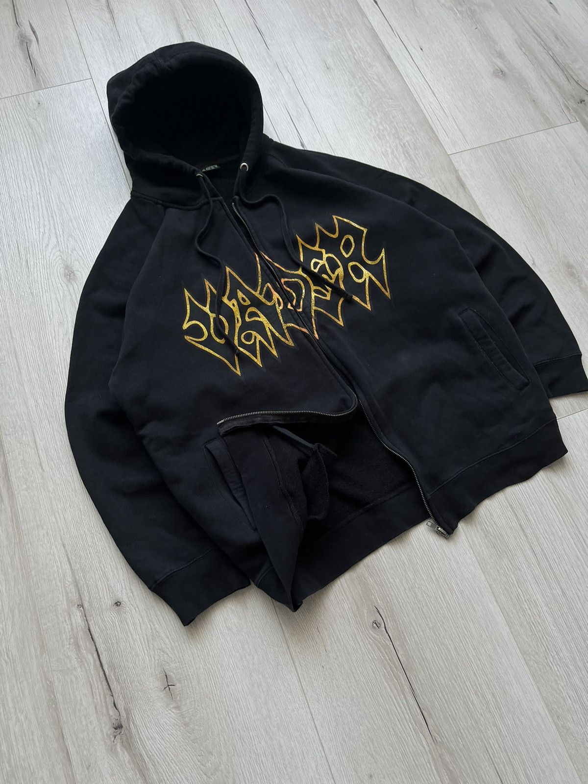 Band Tees × Vintage VADER BLACK DEATH METAL ZIP UP HOODIE 2000s VINTAGE RARE Size US XL / EU 56 / 4 - 2 Thumbnail