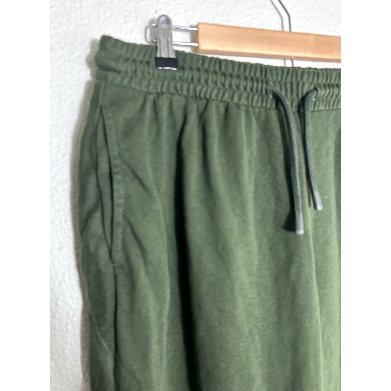 Gymshark GymShark Joggers Mens Large Green Sweatpants Track Workout Stretch Drawstring Pants Athletic Size US 33 - 4 Thumbnail