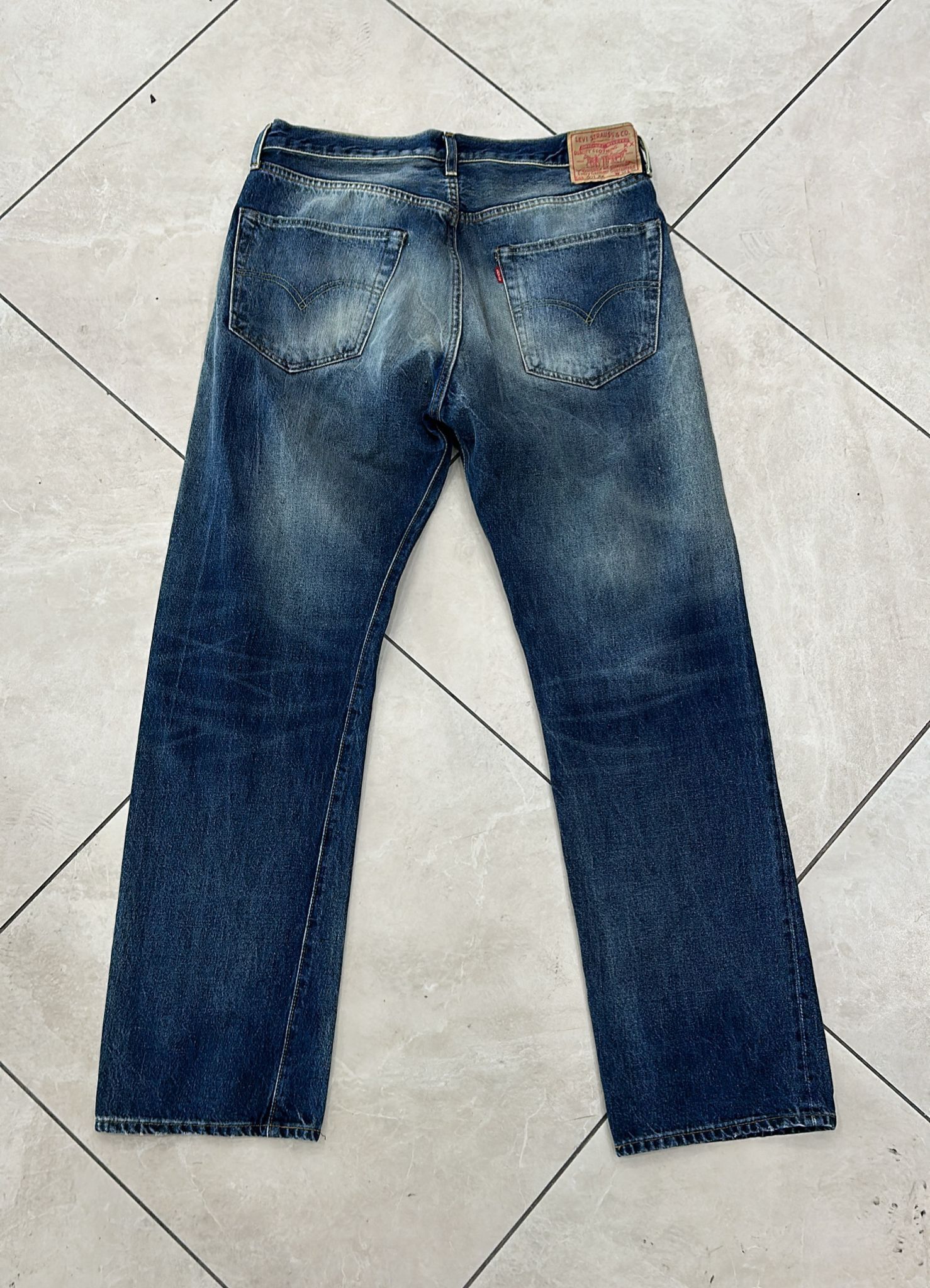 Levi's Vintage Clothing LVC Levi's Vintage Clothing 1955 501XX BigE Selvedge Jeans Size US 34 / EU 50 - 2 Thumbnail