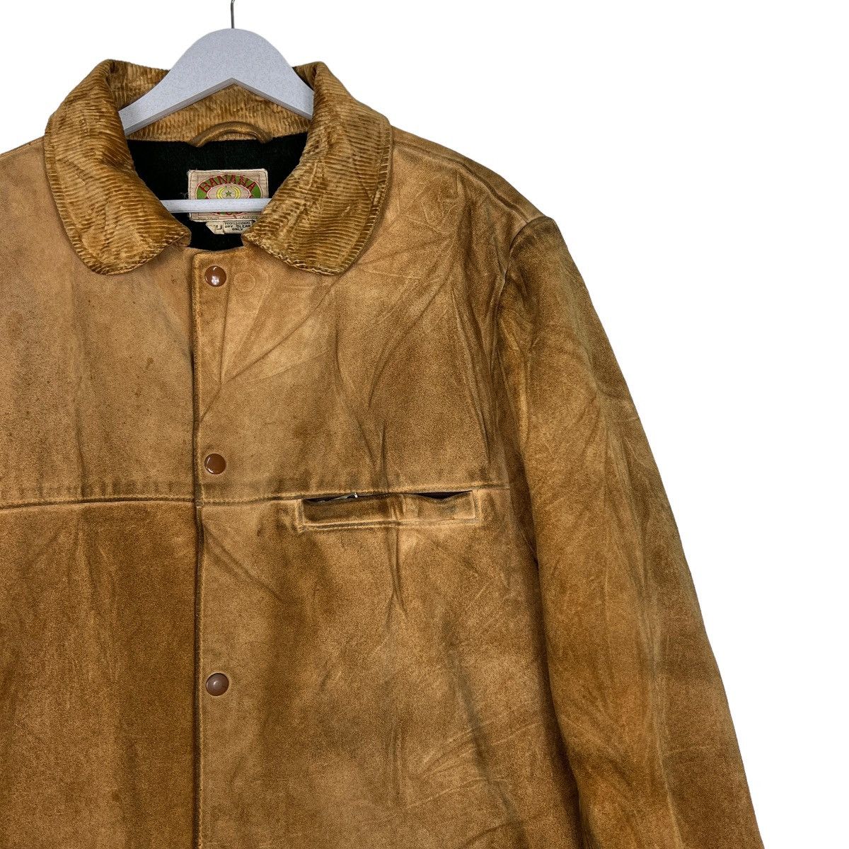 Banana Republic 🔥 VINTAGE BANANA REPUBLIC LEATHER JACKET Size US XL / EU 56 / 4 - 6 Thumbnail