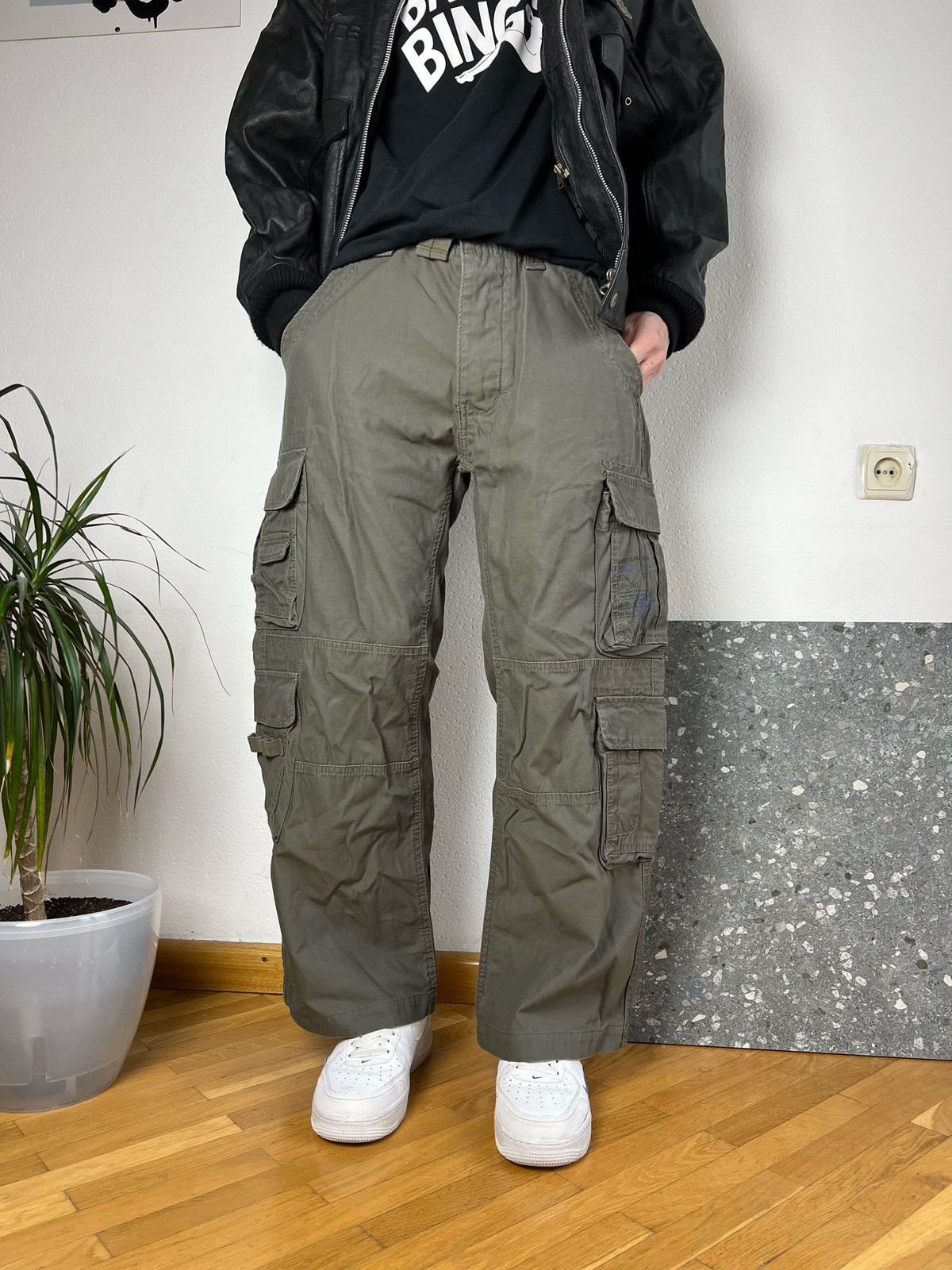 JNCO × Vintage vintage 2000s baggy wide leg surplus pants Size US 36 / EU 52 - 2 Thumbnail