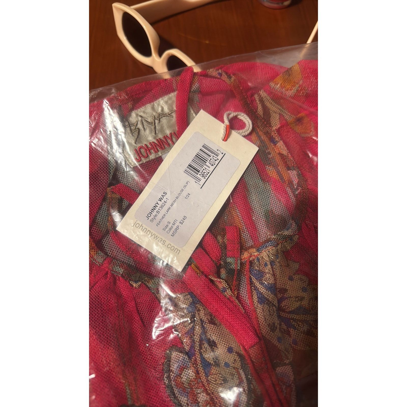 Johnny Was Johnny Was Feather Lark Embroidered Mesh Blouse Size S / US 4 / IT 40 - 10 Thumbnail
