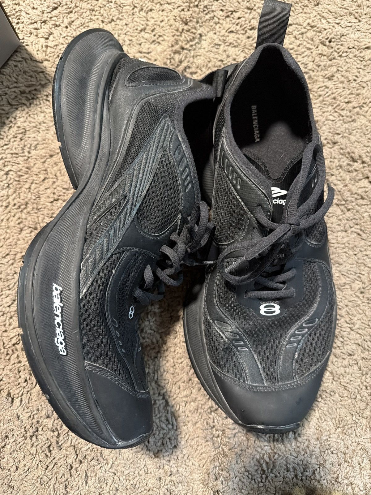 Balenciaga Balenciaga Circuit Sneaker Black Size US 10 / EU 43 - 2 Thumbnail